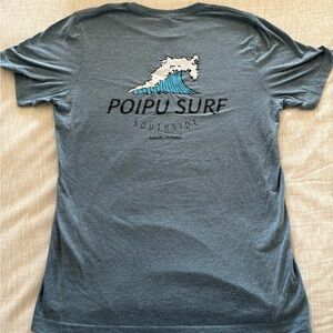 Blue Poipu Surf T-Shirt